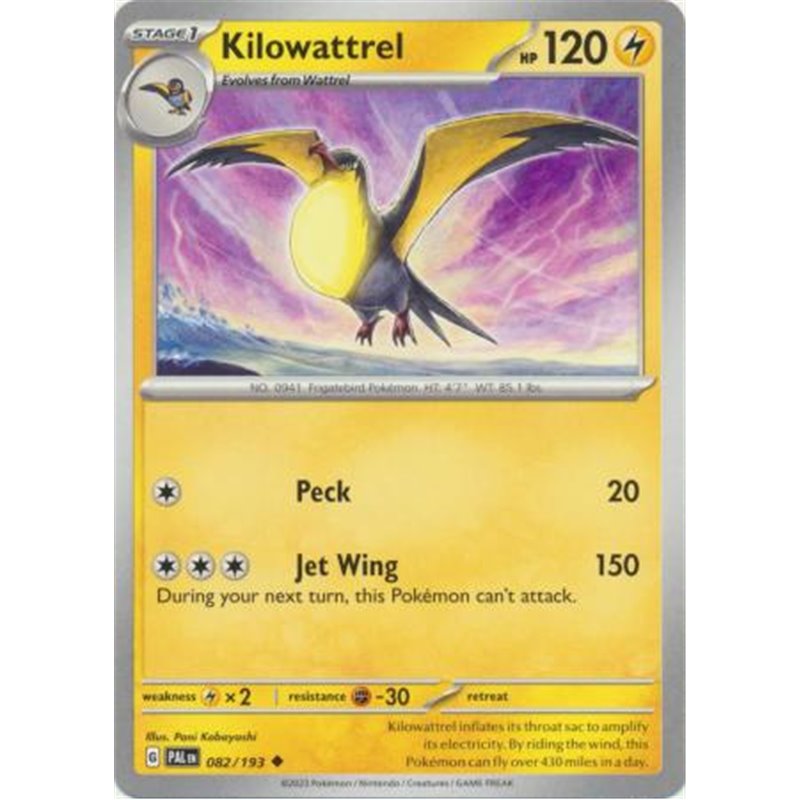 PAL 082 - Kilowattrel - Reverse Holo