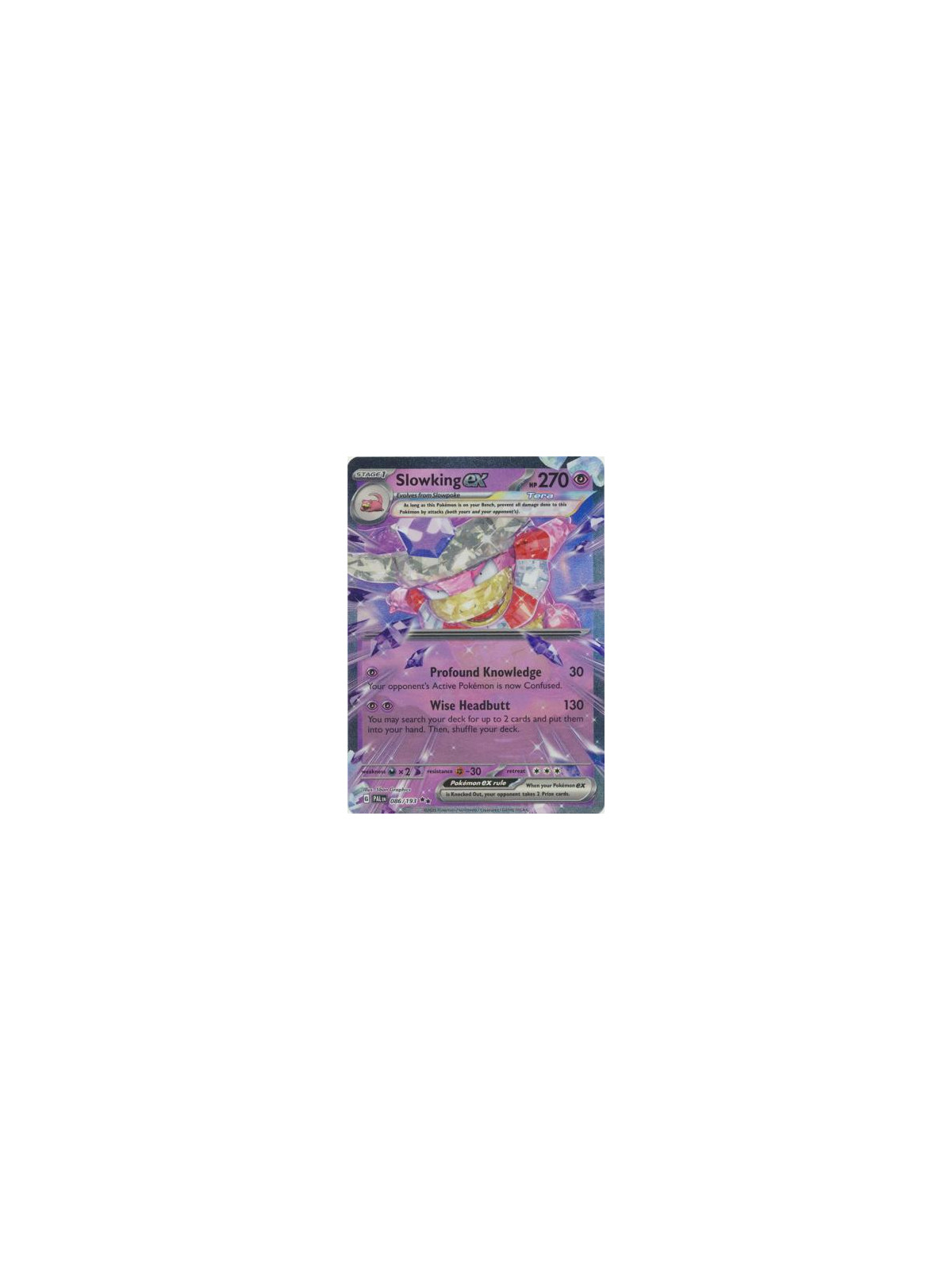 PAL 086 - Slowking exPaldea Evolved Paldea Evolved€ 2,99 Paldea Evolved