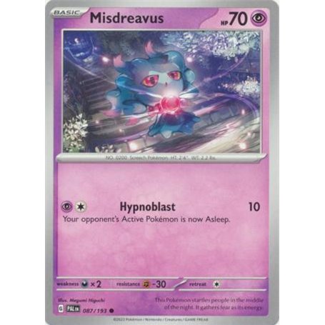 PAL 087 - MisdreavusPaldea Evolved Paldea Evolved€ 0,05 Paldea Evolved