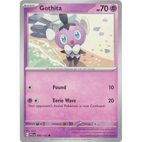 PAL 090 - Gothita - Reverse Holo