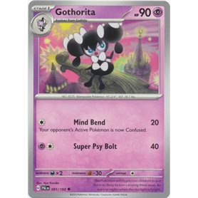 PAL 091 - Gothorita PAL 091 - GothoritaPaldea Evolved Paldea Evolved€ 0,05 Paldea Evolved