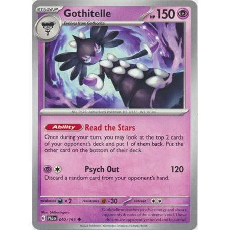 PAL 092 - Gothitelle - Reverse Holo