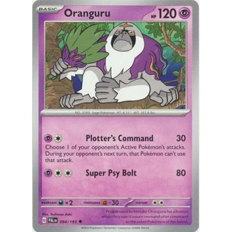 PAL 094 - Oranguru - Reverse Holo