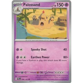 PAL 096 - Palossand - Reverse Holo PAL 096 - Palossand - Reverse HoloPaldea Evolved Paldea Evolved€ 0,35 Paldea Evolved