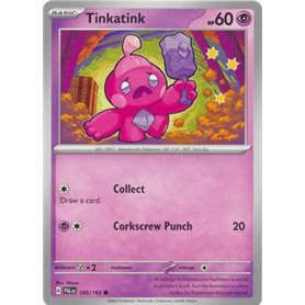 PAL 100 - Tinkatink - Reverse Holo PAL 100 - Tinkatink - Reverse HoloPaldea Evolved Paldea Evolved€ 0,35 Paldea Evolved