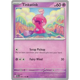 PAL 101 - Tinkatink PAL 101 - TinkatinkPaldea Evolved Paldea Evolved€ 0,05 Paldea Evolved