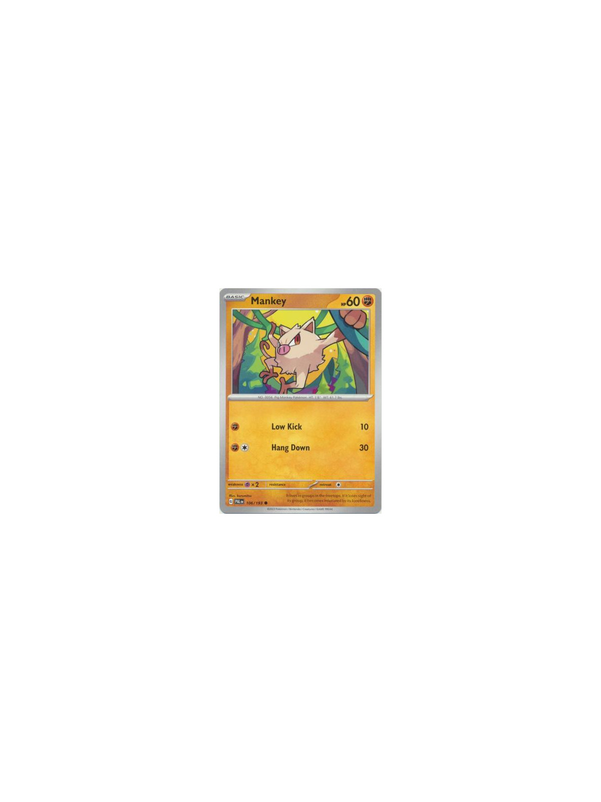 PAL 106 - MankeyPaldea Evolved Paldea Evolved€ 0,05 Paldea Evolved