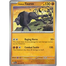 PAL 108 - Paldean Tauros - Reverse Holo PAL 108 - Paldean Tauros - Reverse HoloPaldea Evolved Paldea Evolved€ 0,35 Paldea Evolved