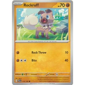 PAL 116 - Rockruff - Reverse Holo PAL 116 - Rockruff - Reverse HoloPaldea Evolved Paldea Evolved€ 0,35 Paldea Evolved