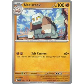 PAL 122 - Naclstack - Reverse Holo PAL 122 - Naclstack - Reverse HoloPaldea Evolved Paldea Evolved€ 0,35 Paldea Evolved