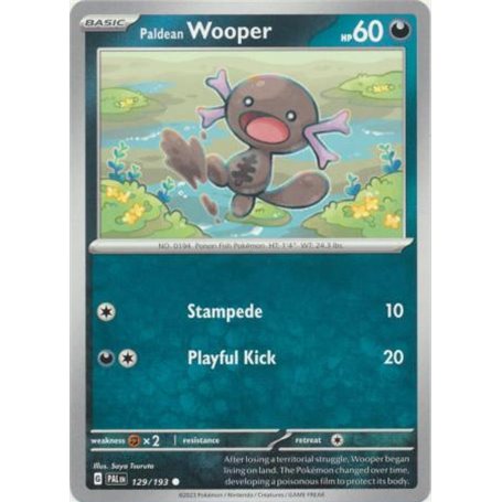 PAL 129 - Paldean Wooper - Reverse Holo