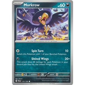 PAL 131 - Murkrow - Reverse Holo PAL 131 - Murkrow - Reverse HoloPaldea Evolved Paldea Evolved€ 0,35 Paldea Evolved
