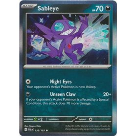 PAL 136 - Sableye - Holo PAL 136 - SableyePaldea Evolved Paldea Evolved€ 0,15 Paldea Evolved
