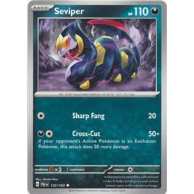PAL 137 - Seviper - Reverse Holo PAL 137 - Seviper - Reverse HoloPaldea Evolved Paldea Evolved€ 0,35 Paldea Evolved