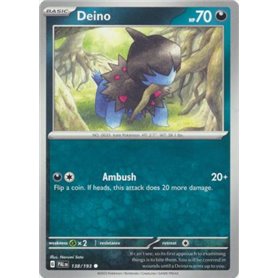 PAL 138 - Deino PAL 138 - DeinoPaldea Evolved Paldea Evolved€ 0,05 Paldea Evolved