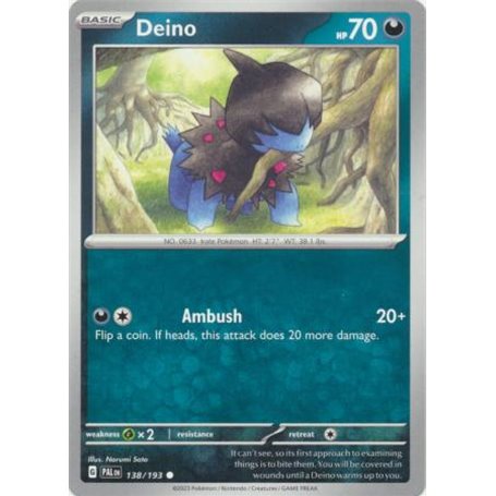 PAL 138 - DeinoPaldea Evolved Paldea Evolved€ 0,05 Paldea Evolved