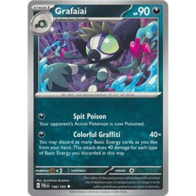 PAL 146 - Grafaiai PAL 146 - GrafaiaiPaldea Evolved Paldea Evolved€ 0,05 Paldea Evolved