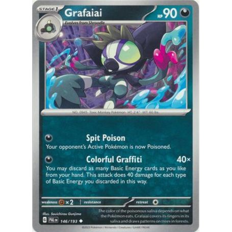 PAL 146 - GrafaiaiPaldea Evolved Paldea Evolved€ 0,05 Paldea Evolved