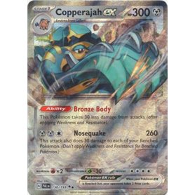 PAL 150 - Copperajah ex PAL 150 - Copperajah exPaldea Evolved Paldea Evolved€ 2,99 Paldea Evolved