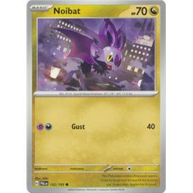 PAL 152 - Noibat - Reverse Holo PAL 152 - Noibat - Reverse HoloPaldea Evolved Paldea Evolved€ 0,35 Paldea Evolved