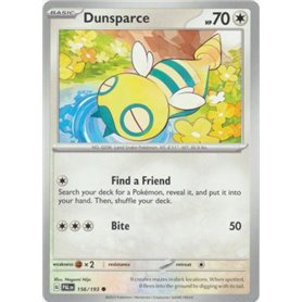 PAL 156 - Dunsparce - Reverse Holo PAL 156 - Dunsparce - Reverse HoloPaldea Evolved Paldea Evolved€ 0,35 Paldea Evolved