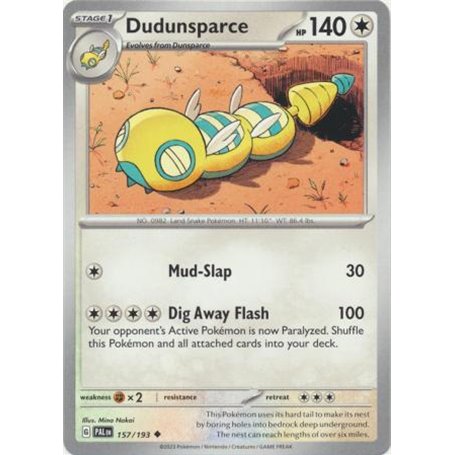 PAL 157 - Dudunsparce