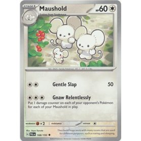 PAL 168 - Maushold PAL 168 - MausholdPaldea Evolved Paldea Evolved€ 0,05 Paldea Evolved