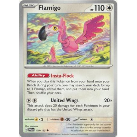 PAL 170 - Flamigo - Reverse Holo