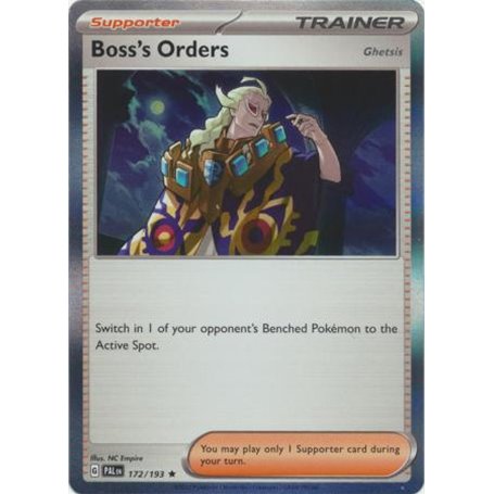 PAL 172 - Boss's Orders - Reverse Holo