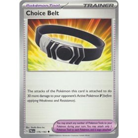 PAL 176 - Choice Belt - Reverse Holo PAL 176 - Choice Belt - Reverse HoloPaldea Evolved Paldea Evolved€ 0,35 Paldea Evolved