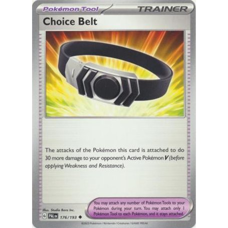 PAL 176 - Choice Belt - Reverse Holo