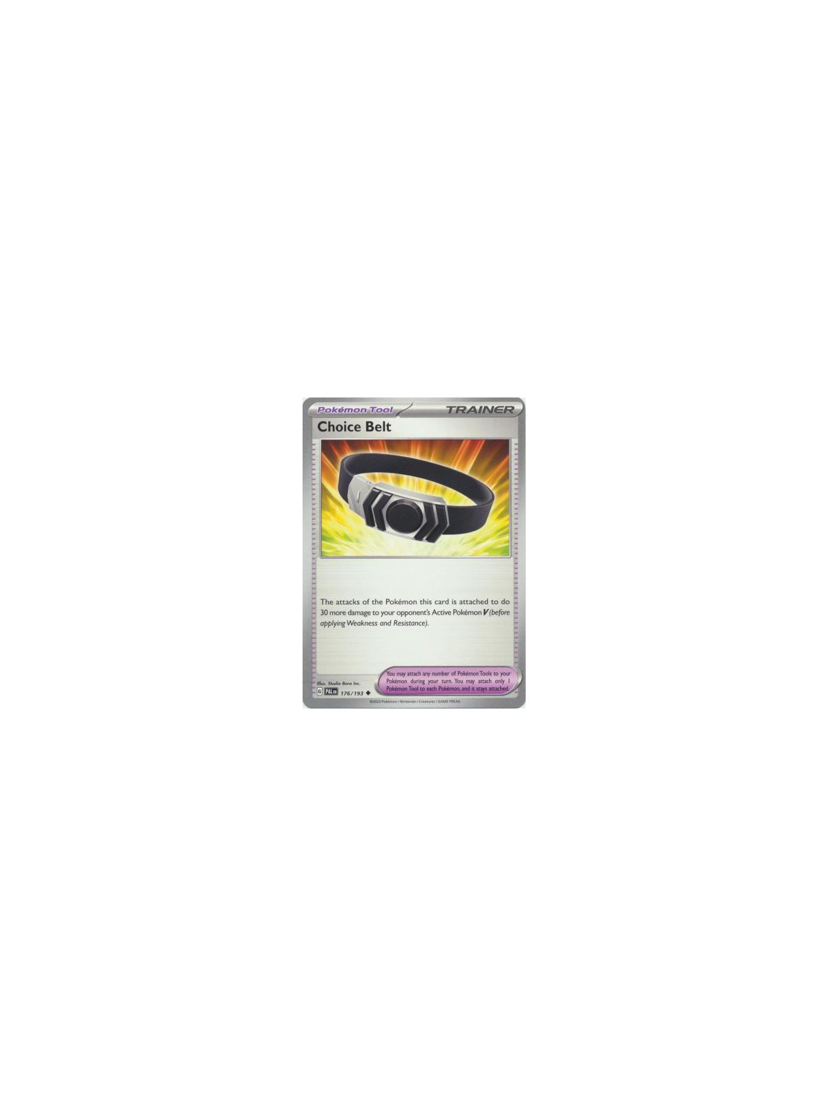 PAL 176 - Choice Belt - Reverse Holo