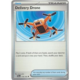 PAL 178 - Delivery Drone - Reverse Holo PAL 178 - Delivery Drone - Reverse HoloPaldea Evolved Paldea Evolved€ 0,35 Paldea Evolved