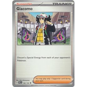 PAL 182 - Giacomo - Reverse Holo PAL 182 - Giacomo - Reverse HoloPaldea Evolved Paldea Evolved€ 0,35 Paldea Evolved