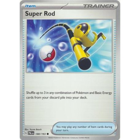 PAL 188 - Super Rod - Reverse HoloPaldea Evolved Paldea Evolved€ 0,35 Paldea Evolved