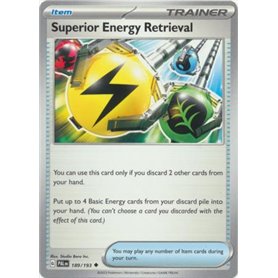 PAL 189 - Superior Energy Retrieval - Reverse Holo PAL 189 - Superior Energy Retrieval - Reverse HoloPaldea Evolved Paldea Evolved€ 0,50 Paldea Evolved