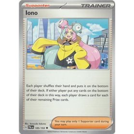 PAL 185 - Iono - Reverse Holo PAL 185 - Iono - Reverse HoloPaldea Evolved Paldea Evolved€ 1,99 Paldea Evolved
