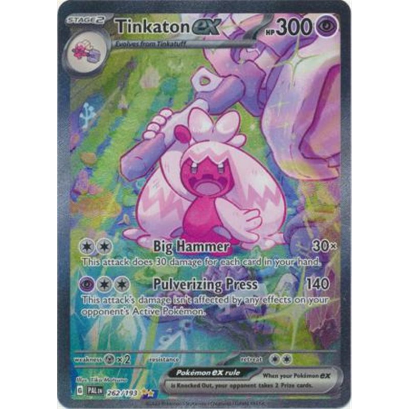 PAL 262 - Tinkaton ex Paldea Evolved buy Pokemon cards 2hg nl
