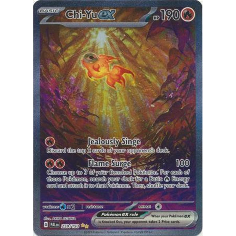 chi yu pokemon card price POKÉMON CARD GAME sv4a 356/190 UR main image 0