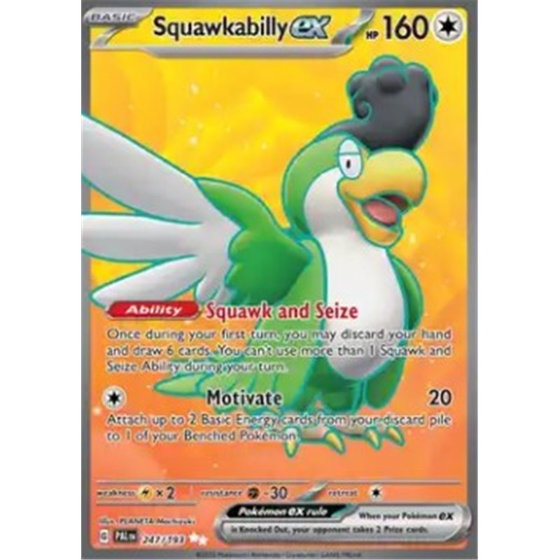 PAL 247 - Squawkabilly exPaldea Evolved Paldea Evolved€ 5,99 Paldea Evolved