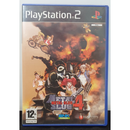 Metal Slug 4 PS2 PAL NL/FR