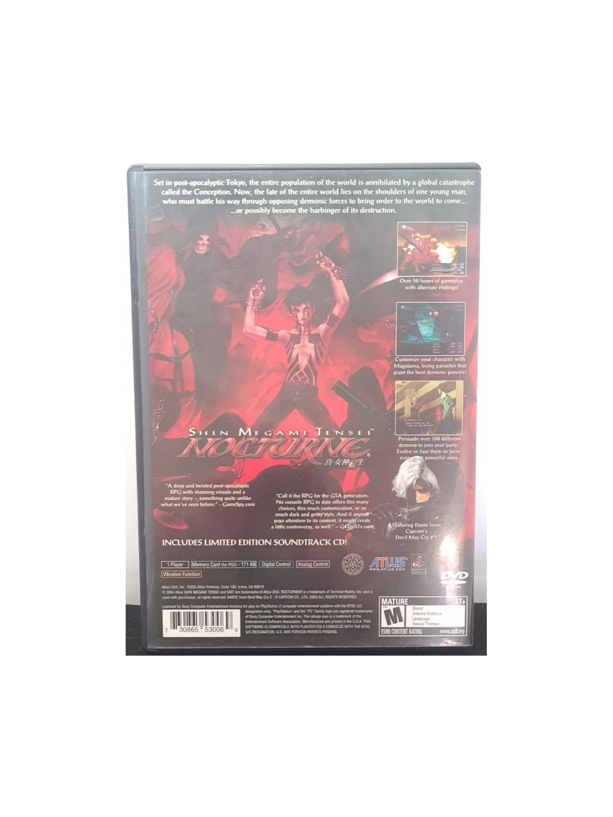 Shin Megami Tensei: Nocturne PS2 NTSC