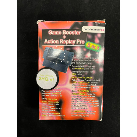 Game Booster + Action Replay Pro N64Nintendo 64 Consoles en Toebehoren n64€ 69,99 Nintendo 64 Consoles en Toebehoren