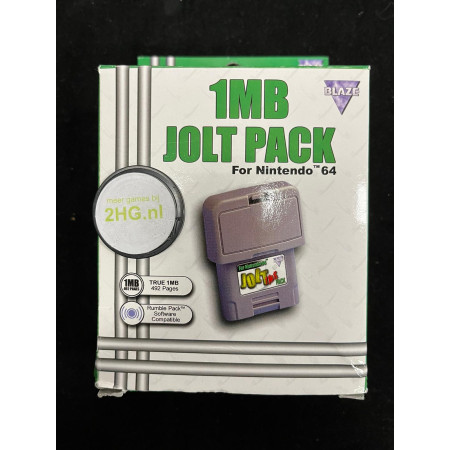 N64 1mb Jolt Pack BoxedNintendo 64 Consoles en Toebehoren n64€ 29,99 Nintendo 64 Consoles en Toebehoren