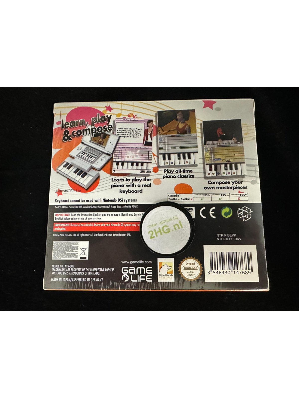 Easy piano Boxed/Sealed - Nintendo DS Kopen Nintendo Spel 2HG