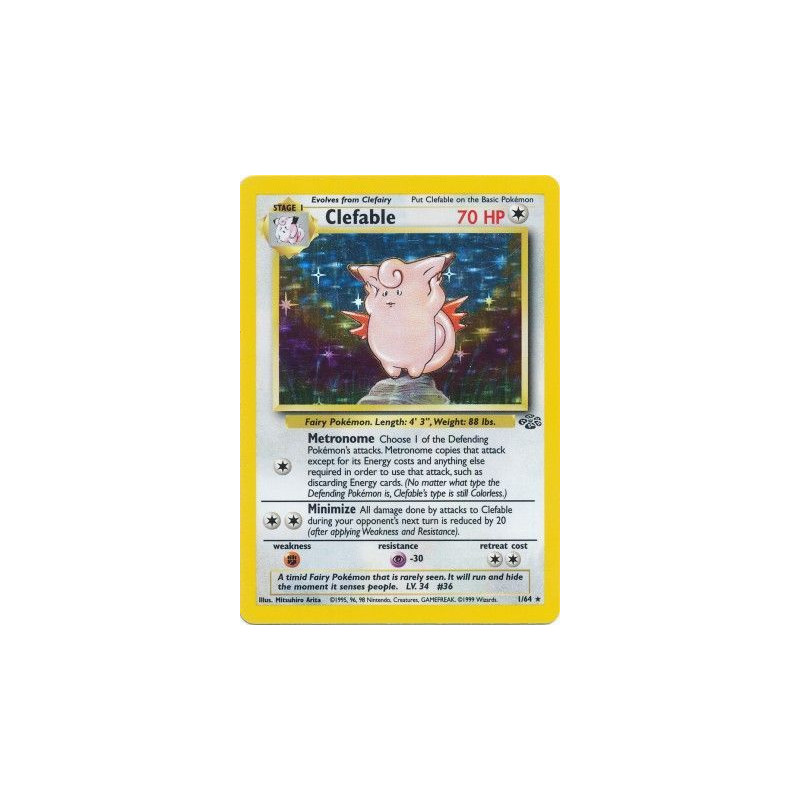 JU 001 - Clefable Jungle EN  kaufen Pokemon-Karte