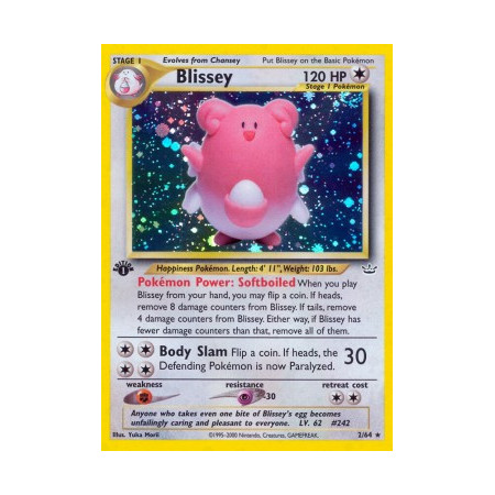 NR 002 - Blissey - 1st Edition