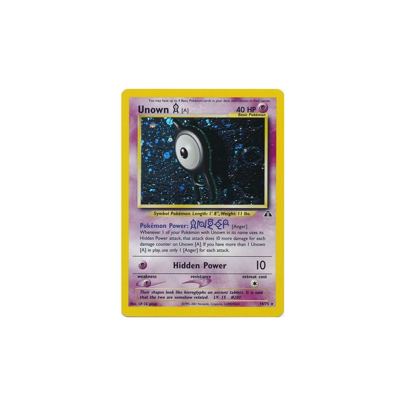 NDI 014 - Unown [A] Neo Discovery  kaufen Pokemon-Karte