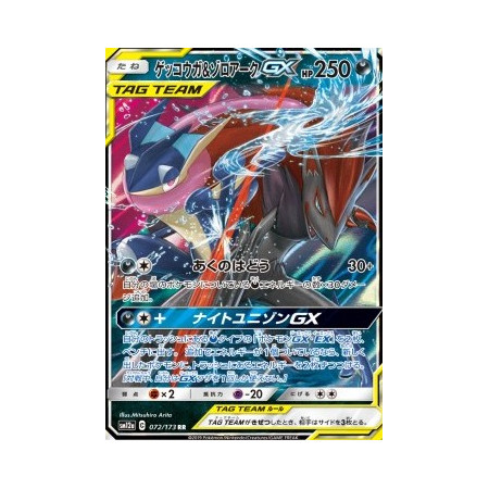 sm12a 072 - Greninja & Zoroark GX