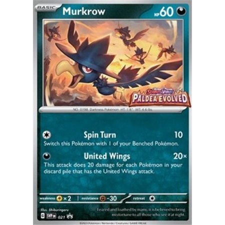 SVP 021 - MurkrowSVP Black Star Promos SVP Black Star Promos€ 3,99 SVP Black Star Promos